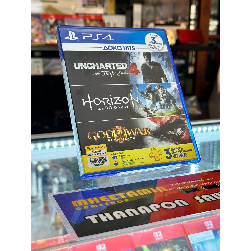 PS4 Uncharted 4 / Horizon Zero Dawn [ไม่มี God of war 3] [Z3/ASIA] [มือ2]