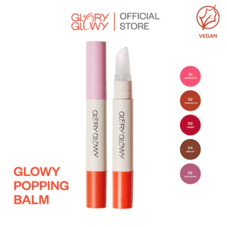 [EXP 02/27] GLORYGLOWY GLOWY POPPING BALM 3.7G - ลิปบาล์มมีสีฉ่ำวาว บำรุงเหมือนลิปทรีตเมนต์
