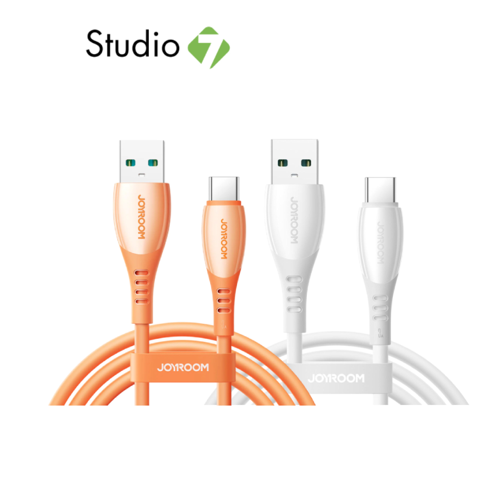 สายชาร์จ JOYROOM USB-A to USB-C 3A Fast Charging Data Cable 1.2M (Vibrant Series/S-A59) by Studio7