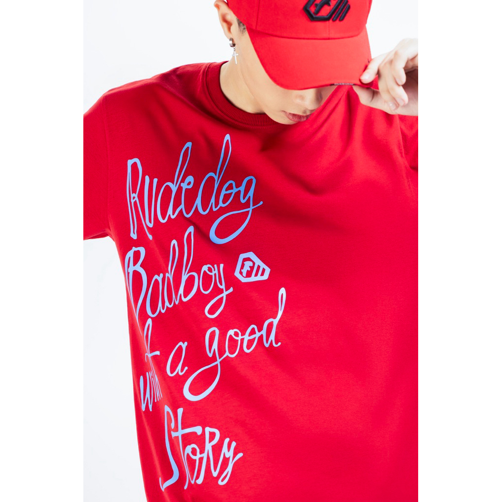 RudeDog เสื้อยืด Tale แขนสั้น ผ้ายืด ผ้านุ่ม ของแท้ ของใหม่ มือ1 Clothing ดีไซน์โดดเด่น ลายสกรีน3มิติ 2สีไล่เฉด