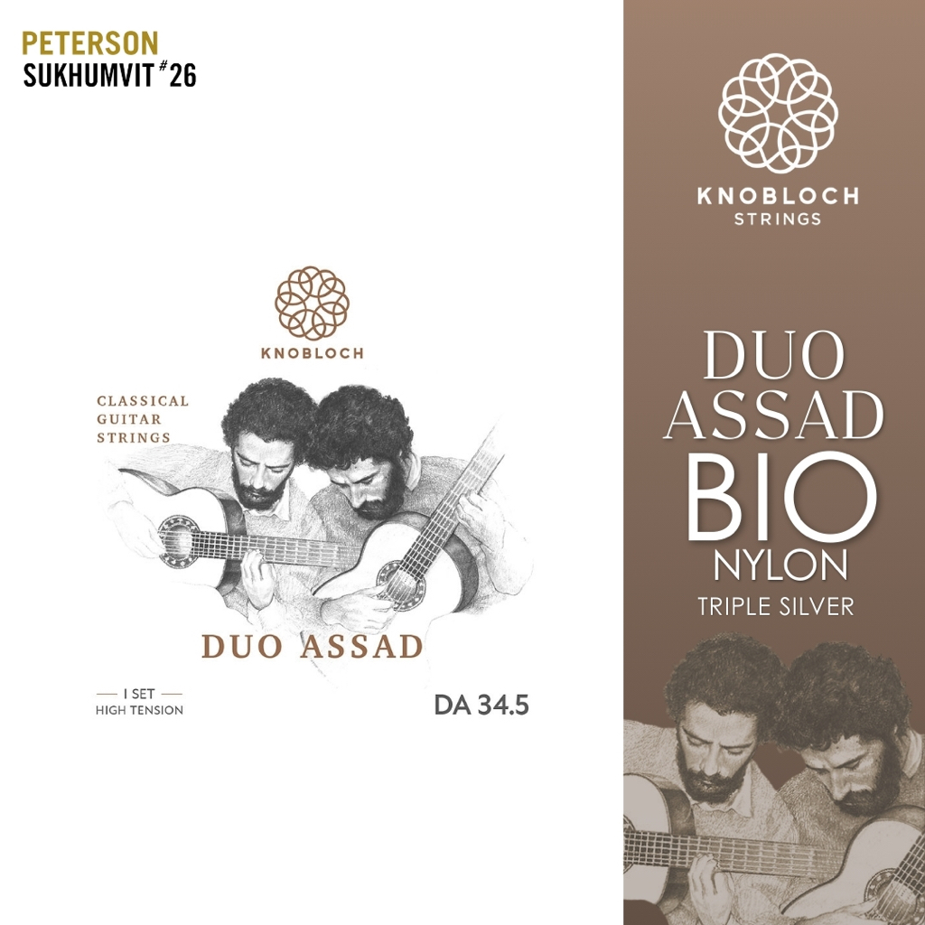 สายกีตาร์คลาสสิค Knobloch รุ่น DUO ASSAD DA BIO Nylon 34.5 (High Tension, Full Set)