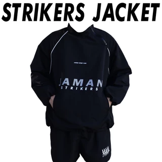 JAMANBKK / STRIKERS JACKET(Pre-order เฉพาะสีดำ ส่งของ 24/08/69)(สีขาวพร้อมส่ง) / เสื้อแจ็คเก็ตผ้าไนลอน
