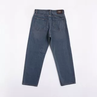 Jack Russel - Men Jeans กางเกงยีนส์ผู้ชาย ทรงขาบาน - Klassik J-6001/RB Baggy Low Rise Wide Leg Rust Fade