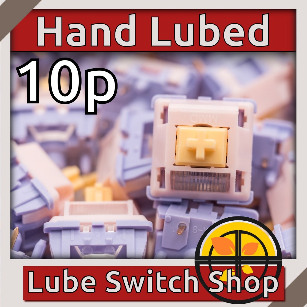 ลูปมือ 10ตัว MMD Princess Tactile V4 48g Lubed Tactile Switch