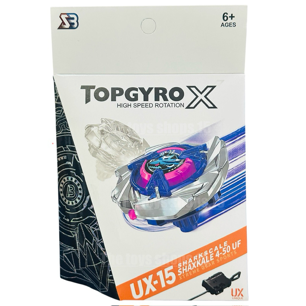 เบเบลดX ชาร์คสเกล shark scale UX-15 TOP GYRO X
