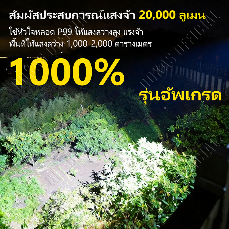 OOKAS🔥ซื้อ 1 แถม 1🔥ไฟโซล่าเซลล์ IP67 กันน้ำกลางแจ้ง ไฟสปอร์ตไลท์โซล่าเซลล์ LED แท้ Solar Light - รูปที่ 4