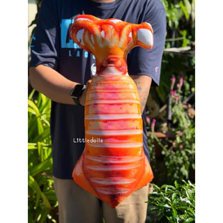 ตุ๊กตาปลาหมึกย่าง กุ้งเผา กุ้งต้ม ขนาด 50 cm. งาน3D รีดสกรีนสีสวยสดใสเหมือนจริงมากแม่