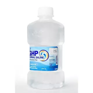 [ยกลัง] น้ำเกลือล้างจมูกดัมเบล GHP​ Normal​ Saline​ 1,000 ml คลีนแอนด์แคร์ 1 ลัง (10ขวด) ล้างจมูก