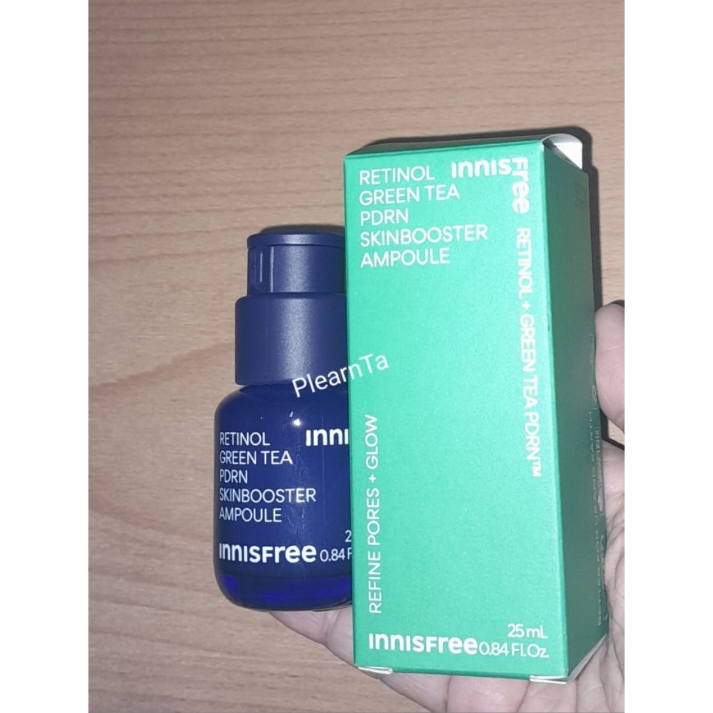 [ของแท้ 100%] แอมพูลบำรุงผิวหน้า innisfree Retinol Green Tea PDRN Skinbooster Ampoule (25 ml.)