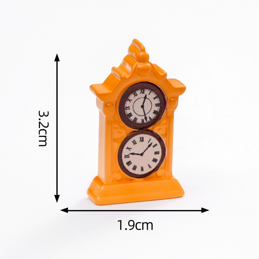 j673นาฬิกาปลุกแบบลูกตุ้มสไตล์คลาสสิกย้อนยุคของจิ๋ว - รูปที่ 2