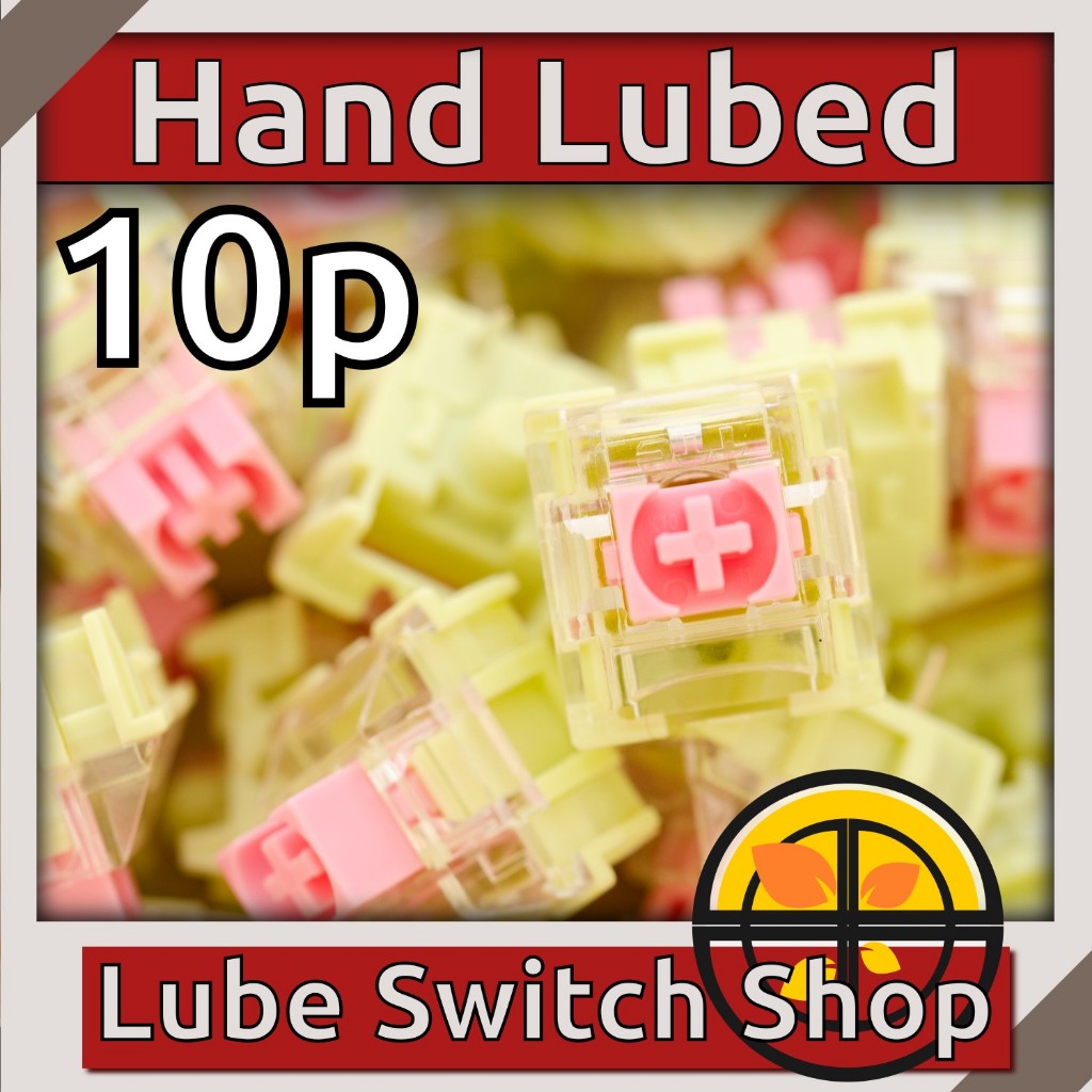 ลูปมือ 10ตัว TTC Gold Pink V2 Lubed Linear Switch