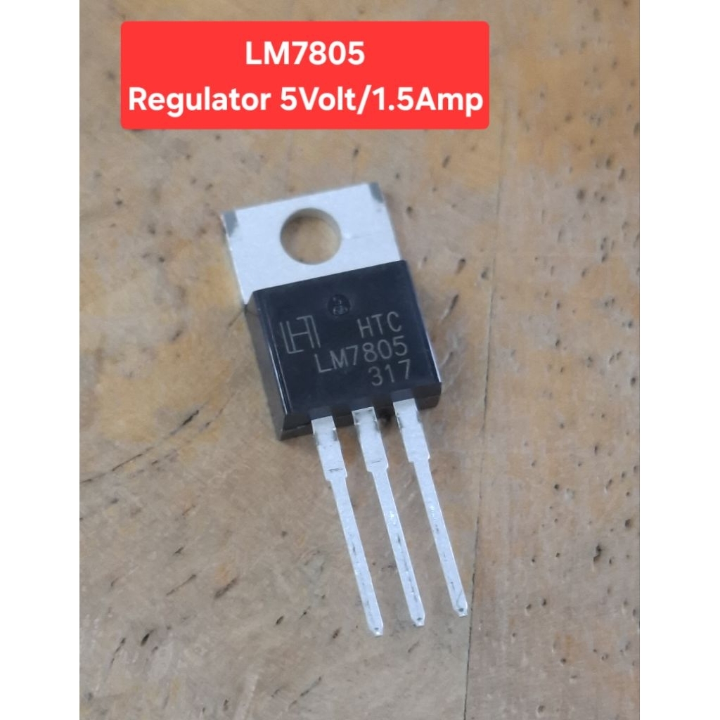 LM7805 Regulator 5Volt/1.5Amp