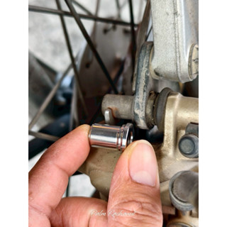 น๊อตยึดผ้าเบรคป๊ั๊มนิชชิน 1Pot-2Pot ราคาต่อ 1 ตัว สแตนเลสแท้…