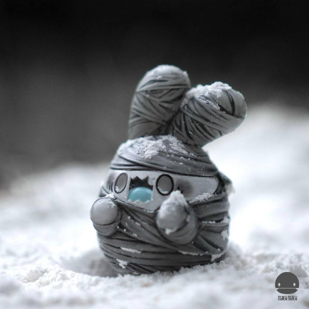 [พร้อมส่ง] ❄️👻Ngaew Ngaew Snowy Mummy👻❄️