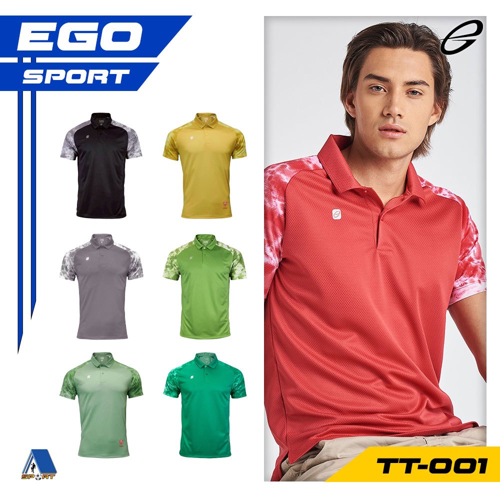 [[ส่งฟรี!! มีเงินคืน]] EGO SPORT เสื้อโปโล รุ่น THAI TONE รหัส TT-001 ชุดที่ 1 แท้100%