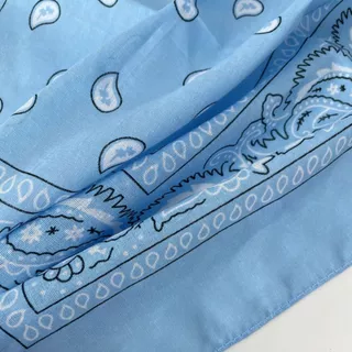 HD-006 HEADSCARF ผ้าโพกผมลายบันดาน่า ผ้าพันคอผม Bandana Headscarf (54x54 cm) พร้อมส่งในไทย