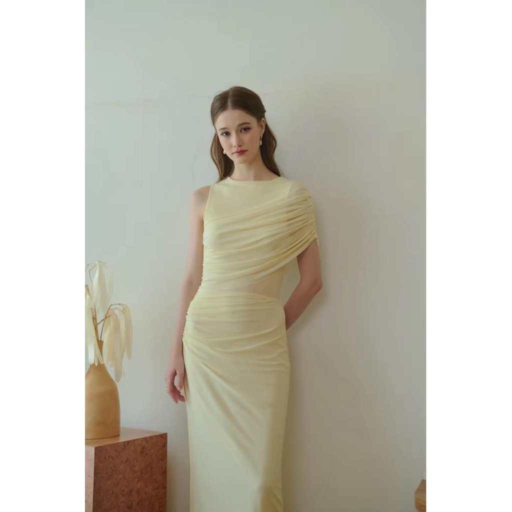 เดรส CHARM(มือ1)-VIENNA DRESS ชุดออกงาน