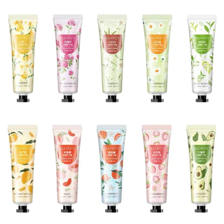 🌸hand cream เซ็ตครีมทามือ Hankey 30g (10 หลอด 10 กลิ่น) | จัดส่งทันที 🚛