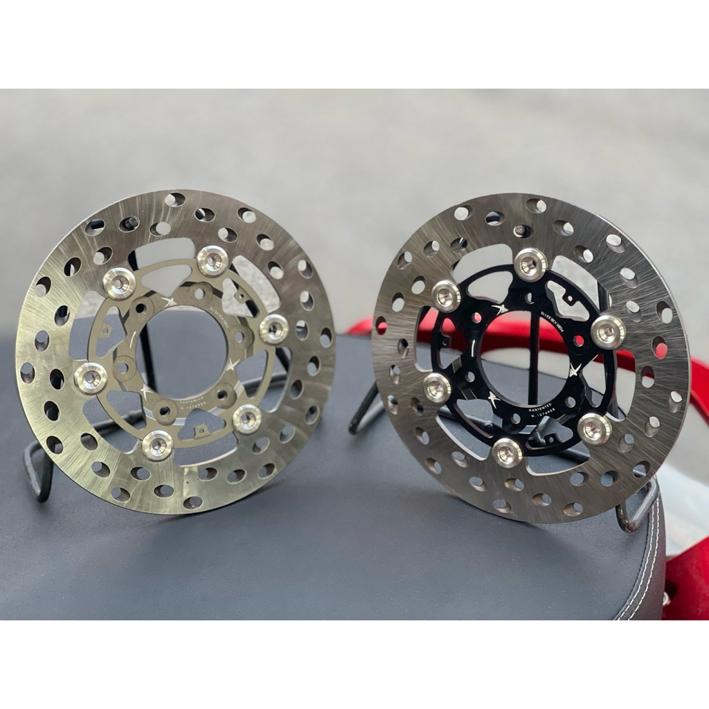 จาน TK  สำหรับรถเวฟ125r-s/บังลม/100ยูบล็อก ขนาด 200mmพร้อมสเปเชอร+น๊อต งานสวยๆ