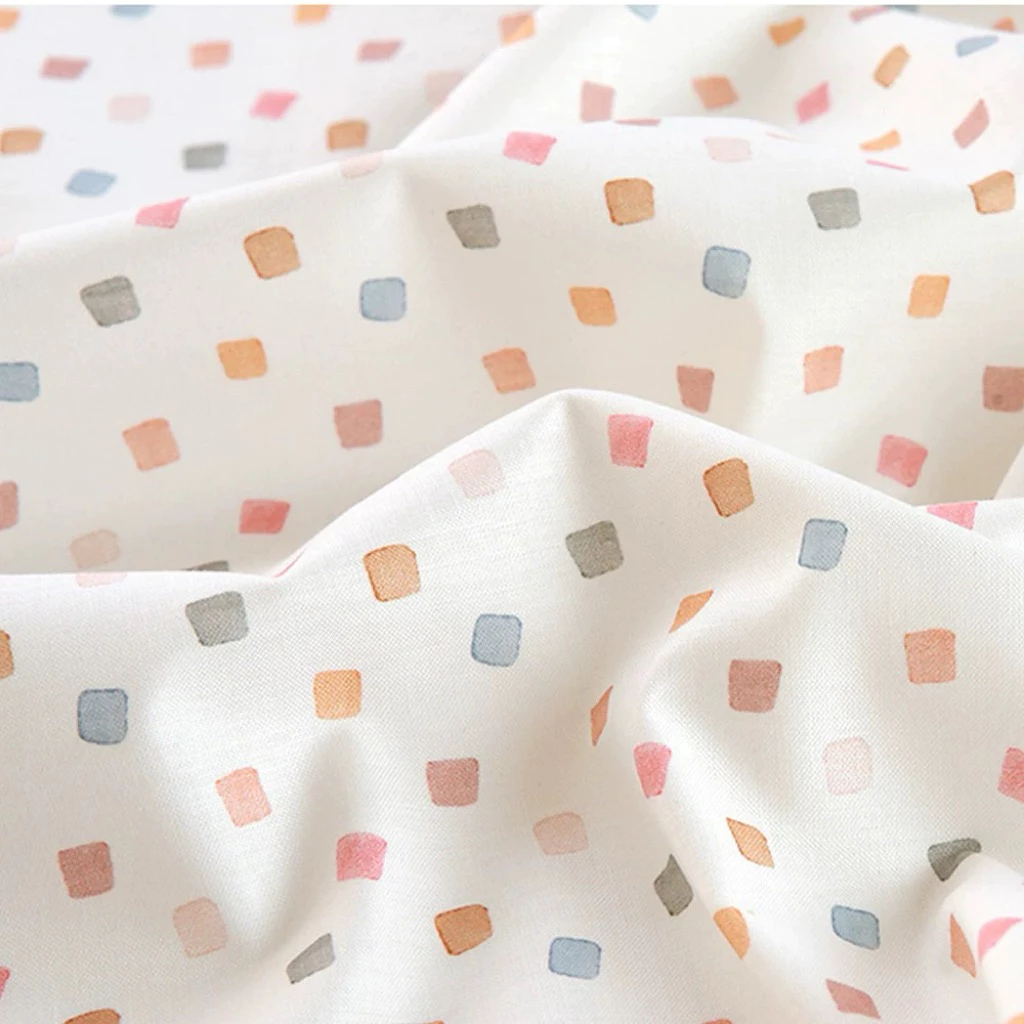 ผ้า cotton 100% หน้ากว้าง 64“(160cm.) วัดครั้งละ 1/2 เมตร ตัดยาวต่อเนื่องได้ พร้อมส่ง