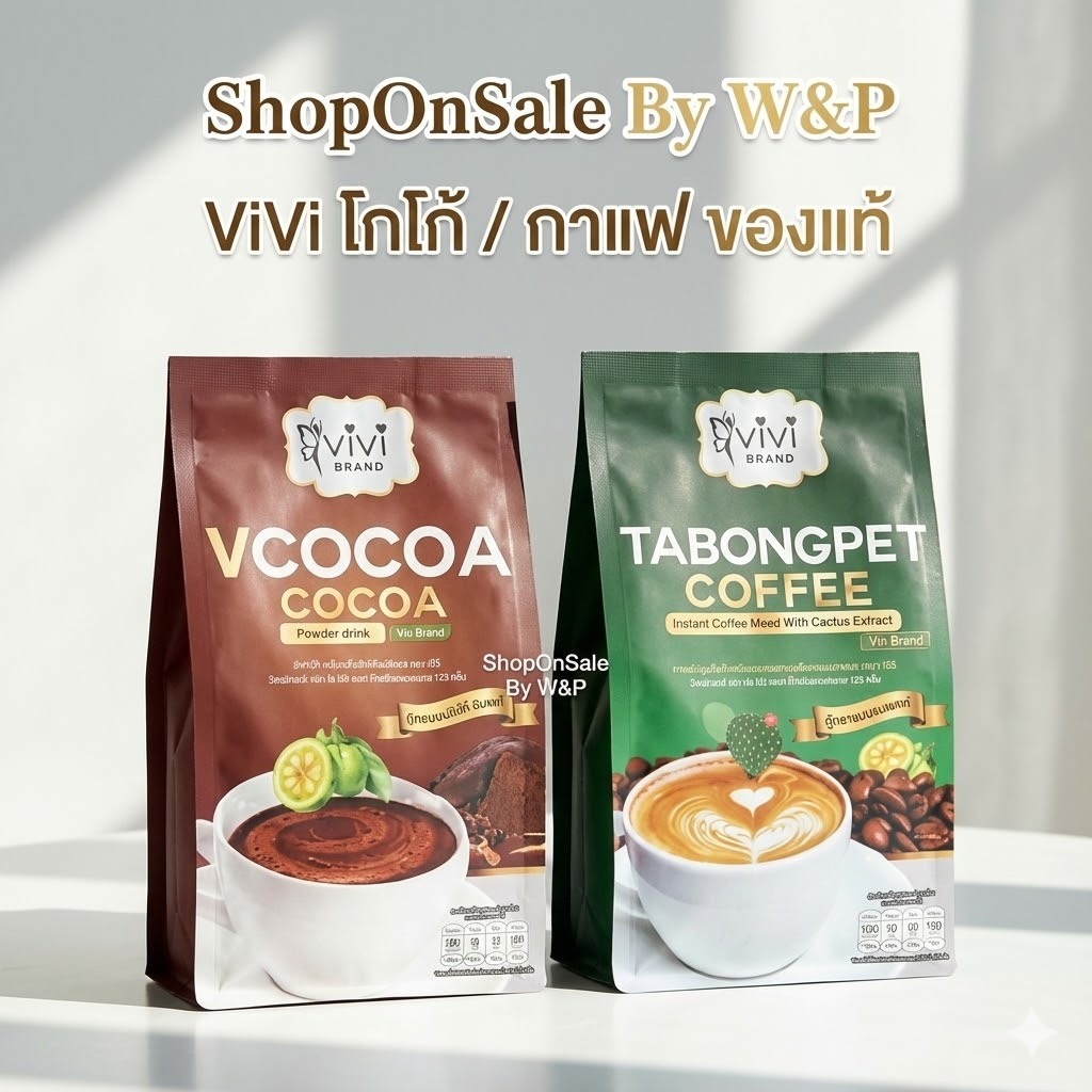 ViVi วีวีโกโก้/กาแฟ/ไฟเบอร์