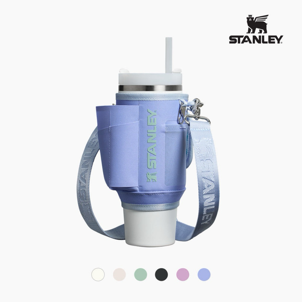 (สีชมพูพาสเทลพร้อมส่ง) STANLEYกระเป๋าใส่แก้ว THE ALL-DAY 40 OZ/1.18 L QUENCHER (ไม่แถมแก้ว) กระเป๋าสะพายใส่แก้ว