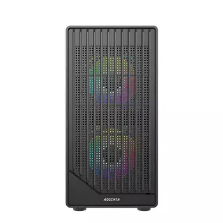 เดโมแมน AOCZHTA Demolitionist Black U3 - M-ATX/ ITXเคสคุณภาพสูงสำหรับเล่นเกมและใช้งานในสำนักงาน พร้อมหน้าต่างด้านข้า