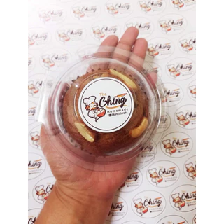 PG-R9 กล่องขนม ฝาล็อก กันไอน้ำ / ใส่ขนมปุยฝ้าย พิมพ์ 3219 /ขันข้าว 8 ซม 50 ใบ