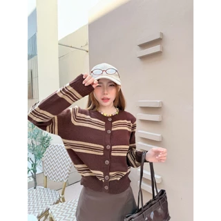BY IRA Katherine Top เสื้อแขนยาวถักไหมพรมแขนยาว เสื้อโปโลคอปก เสื้อไหมพรม