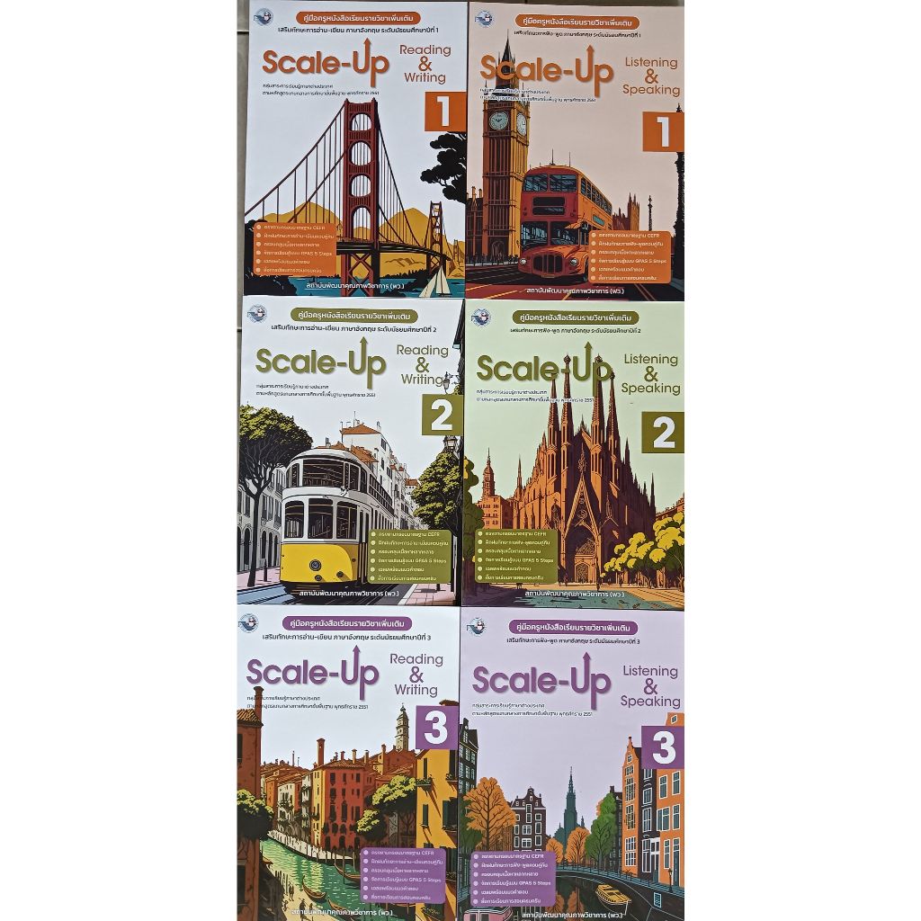 คู่มือครู Scale- up Reading&Writing/Scale-up Listening&Speaking 1-3 (พว.)