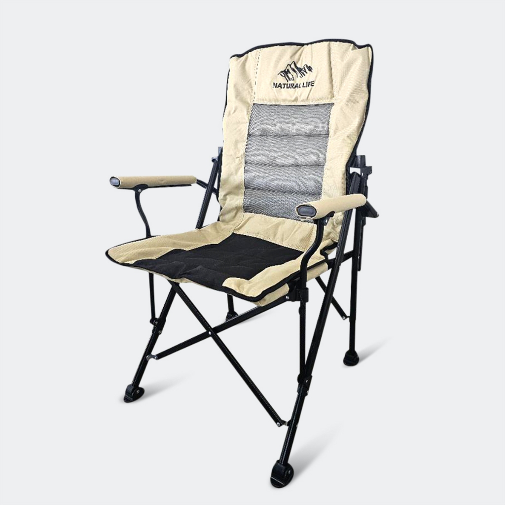 NATURAL LIFE เก้าอี้พับสีกากี LOOKING / CHAIR-FX7108 KK (Green)