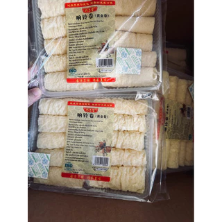 RS.K0021ฟองเต้าหู้ม่วนทอดขนาด120gบรรจุ10ม้วนกินกับชาบูหม่าล่าเต้าหู้ม่วน