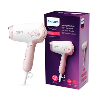 Philips ฟิลิปส์ ไดร์เป่าผม 1000W แรงลม 2 ระดับ ขนาดพกพา พับเก็บได้ รุ่น HP8108/00