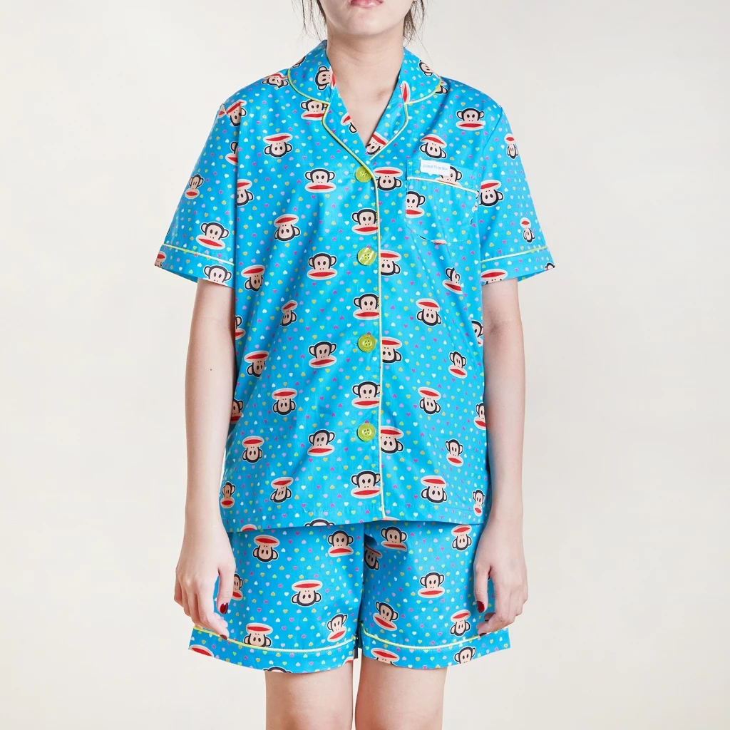 PAUL FRANK ชุดนอนกางเกงขาสั้นใส่ได้ทั้งชายและหญิง JOLLY JULIUS SHORTS SET