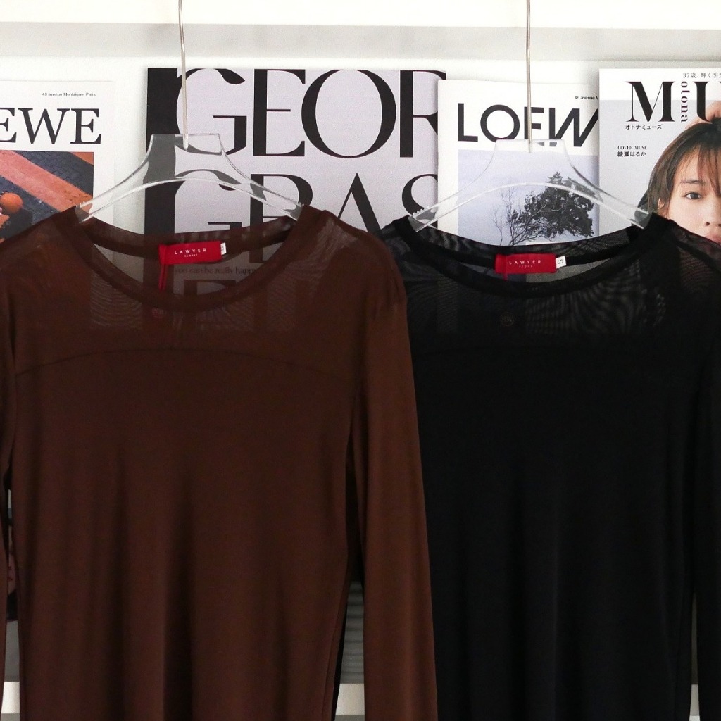 Lawyer Store [ 8191313] เสื้อยืดคอกลม ผ้ายืดเนื้อนุ่ม ผ้า2ชิ้นเย็บติด เนื้อผ้าออกซีทรู สวมใส่สบาย เหมาะสำหรับวันลำลอง ราคา ถูกที่สุด ดีลบีเคเค แกลเลอรีภาพที่ 4