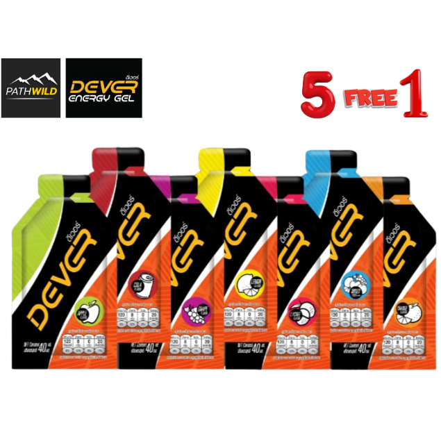 [[[ ซื้อ 6 จ่าย 5 / กดซื้อ 6 ชิ้น ]]] Dever Energy Gel 40ml เจลเพิ่มพลังงาน