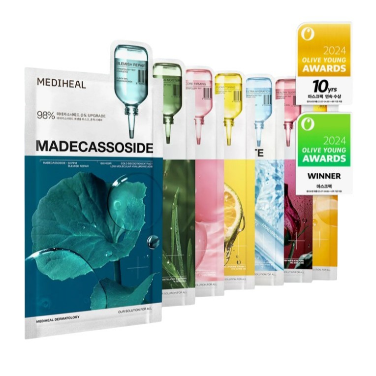 Mediheal Essential Mask Sheet (Tea Tree Essential, Madecassoside, Vitamin C)