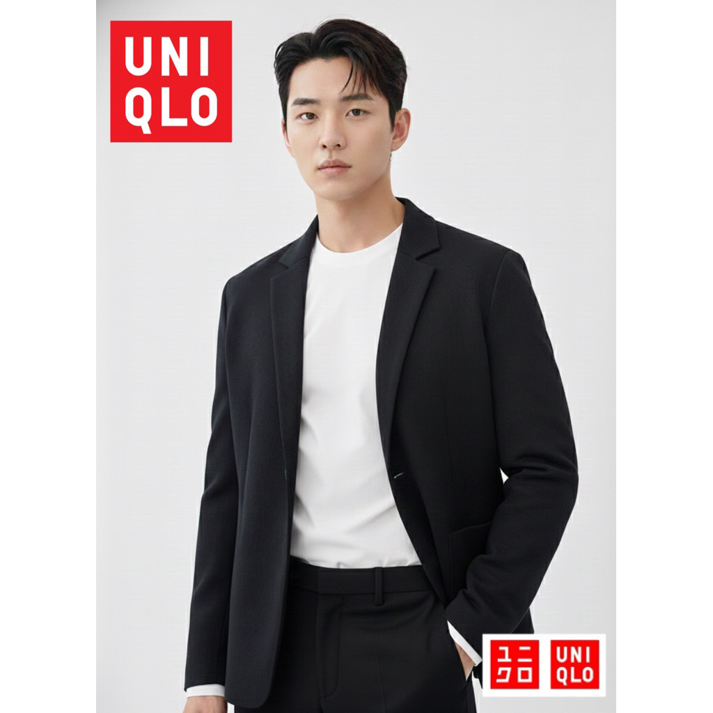 Uniqlo Men Milano Rib Jacket Size:อก42/ยาว28