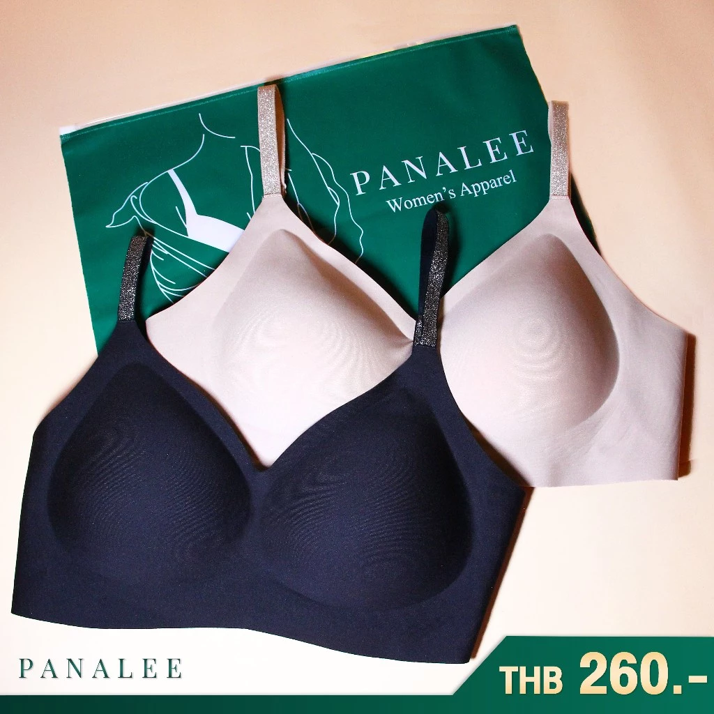 Panalee บราไร้โครง สายวิ้ง เก็บทรงคอนทัวร์