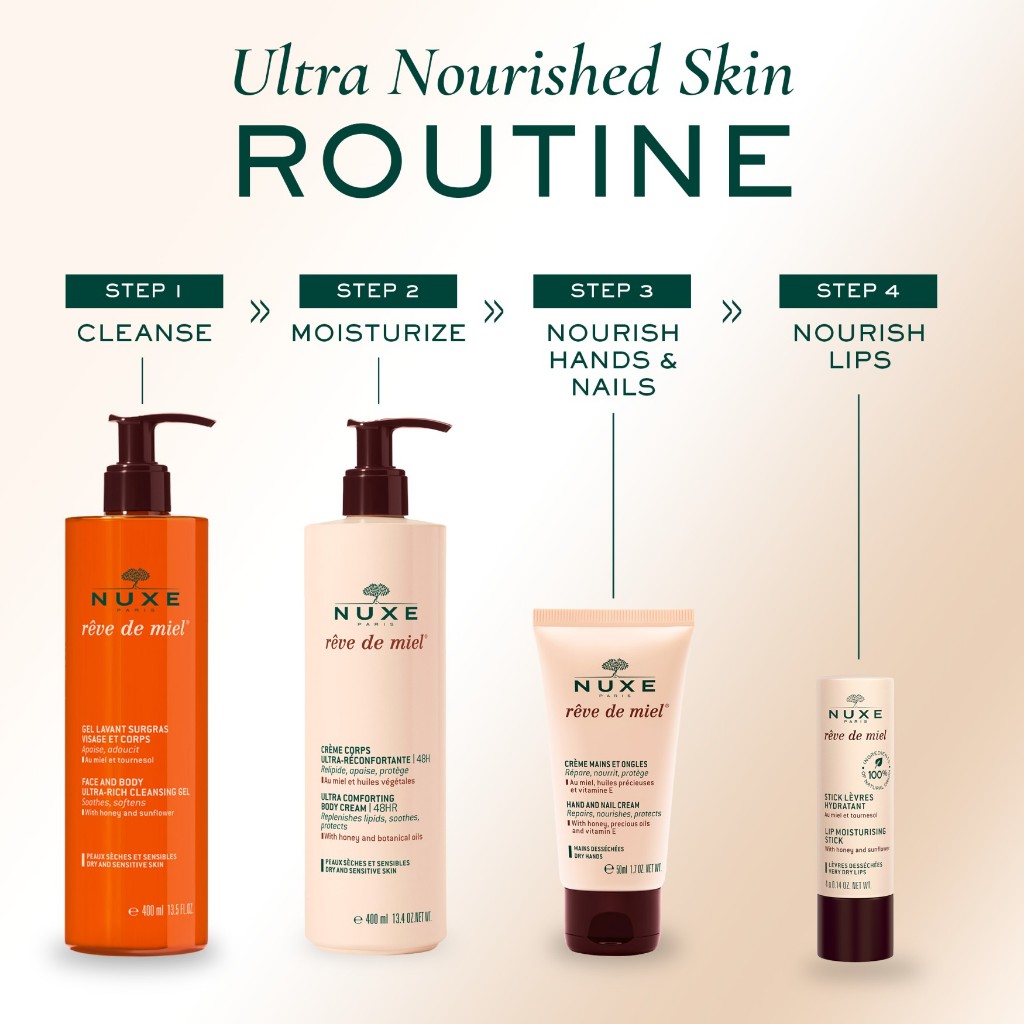 NUXE REVE DE MIEL LIP MOISTURIZING STICK 4 g ลิปบาล์ม บำรุงริมฝีปาก - รูปที่ 4