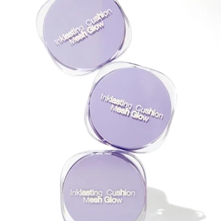 THE FACE SHOP INK LASTING CUSHION MESH GLOW SPF35 PA++ คุชชั่น ผิวฉ่ำโกลว์ ปกปิด เรียบเนียน เกลี่ยง่าย ชุ่มชื้น อิ่มฟู