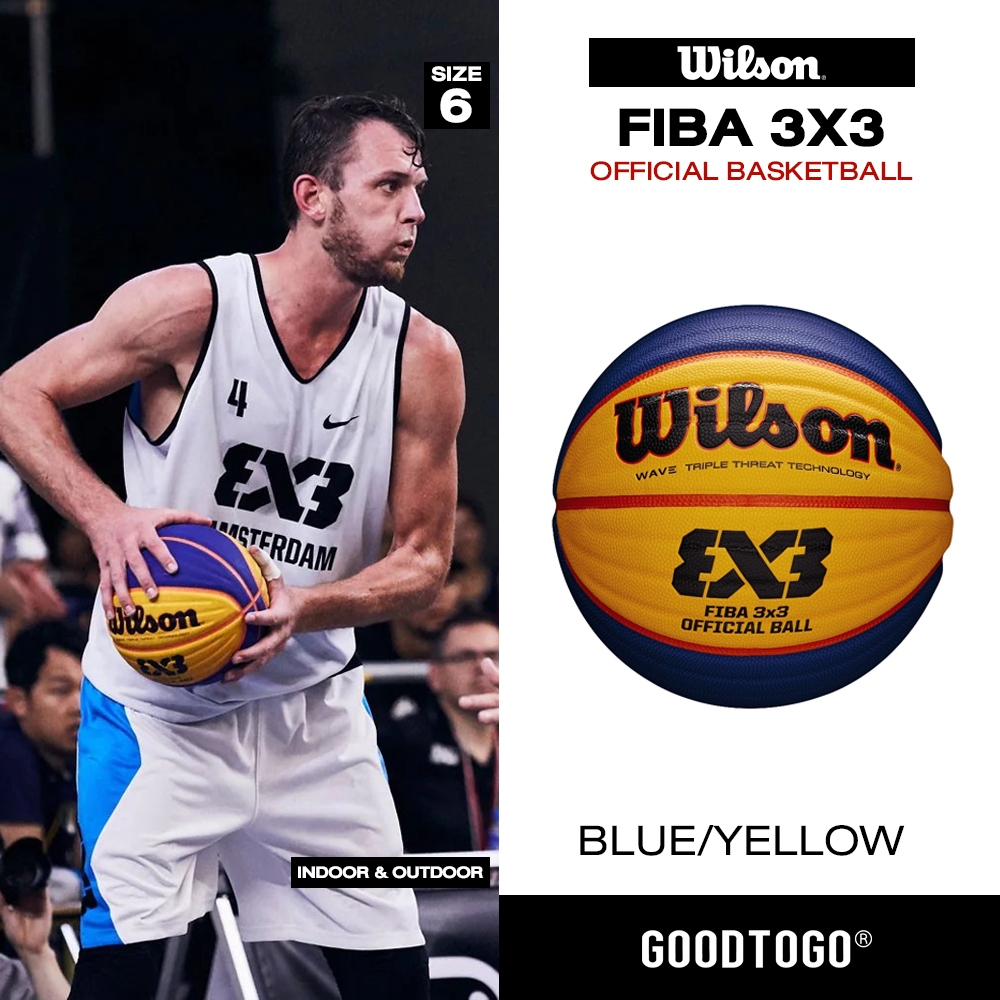 Wilson วิลสัน ลูกบาส บาสเกตบอล เบอร์ 6 FIBA 3X3 Official Game Basketball WTB0533XB