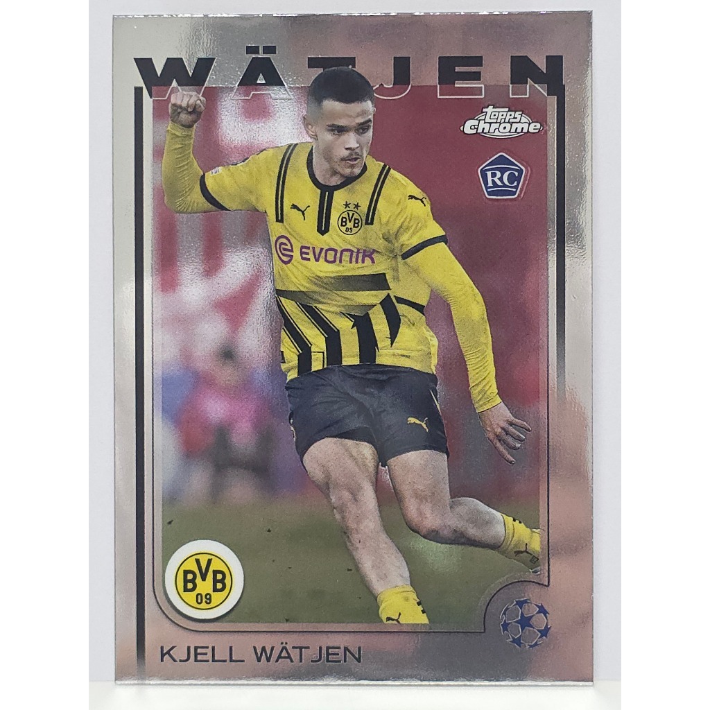 การ์ดฟุตบอล KJELL WATJEN (topps Chrome) ของแท้100% ภาพถ่ายจากสินค้าจริง