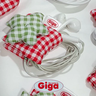 Giga tomato cable holder ที่รัดสายชาร์ท ที่รัดสายหูฟัง