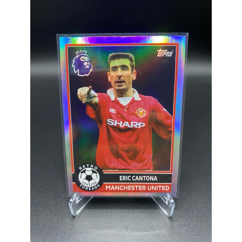 การ์ดฟุตบอล ⚽️ Eric Cantona | Topps Premier League – Retro Threads | Manchester United 🔴
