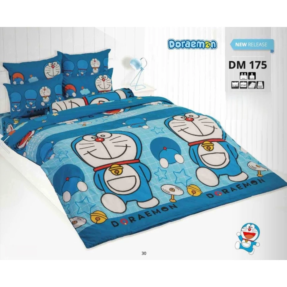 DM175: ผ้าปูที่นอน ลายโดราเอมอน Doraemon/TOTO