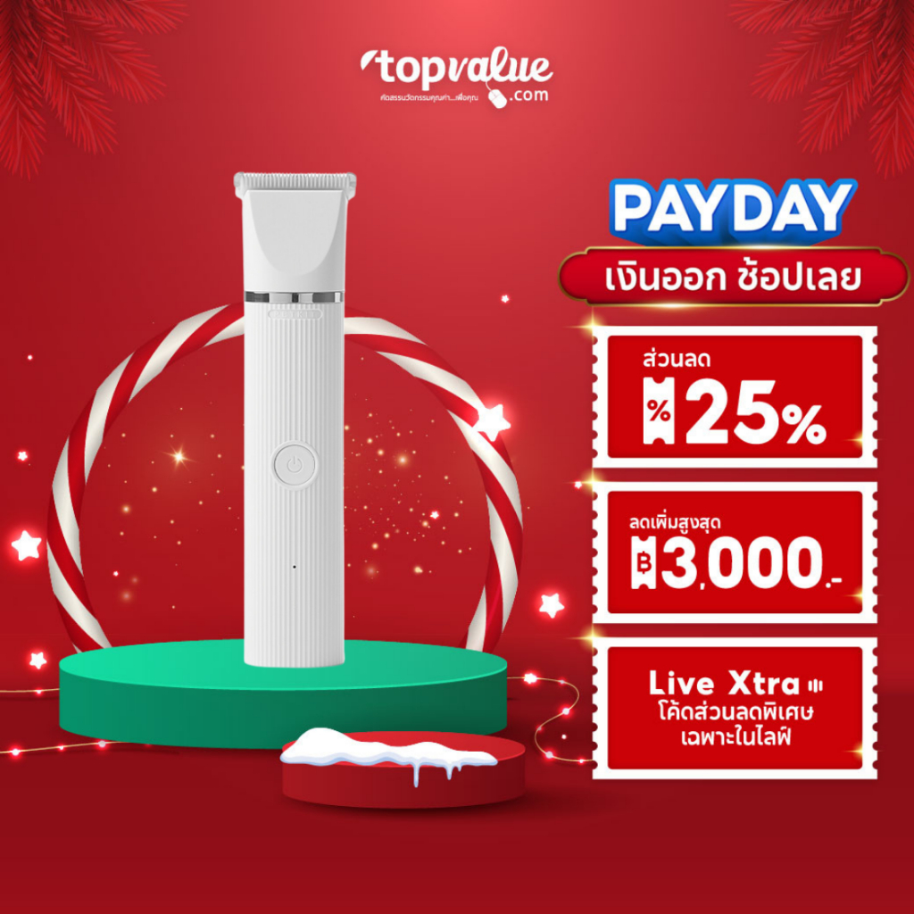 Petkit Trimmer Hair Clipperr 2in1 PRO ปัตตาเลียนตัดขนสัตว์เลี้ยงไร้สาย รุ่นใหม่ ประกันศูนย์ 1 ปี