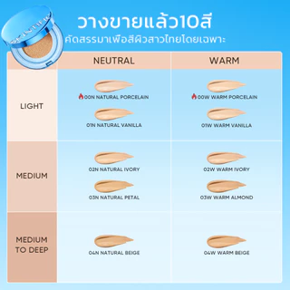 【Limited 】SKINTIFIC Perfect Stay Velvet MiNi Matte Cushion 4g สีฟ้า คุชชั่นรองพื้น สร้างลุคแมตต์เนียนสวยเป็นธร เบสเมคอัพ