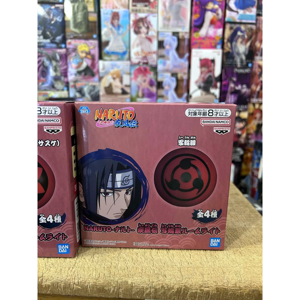 พร้อมส่ง/โมเดลโคมไฟNaruto Shippuden Sharingan Room Light Complete set มือ1 ของแท้จากญี่ปุ่น(ในรูปตัวอย่าง) - รูปที่ 6