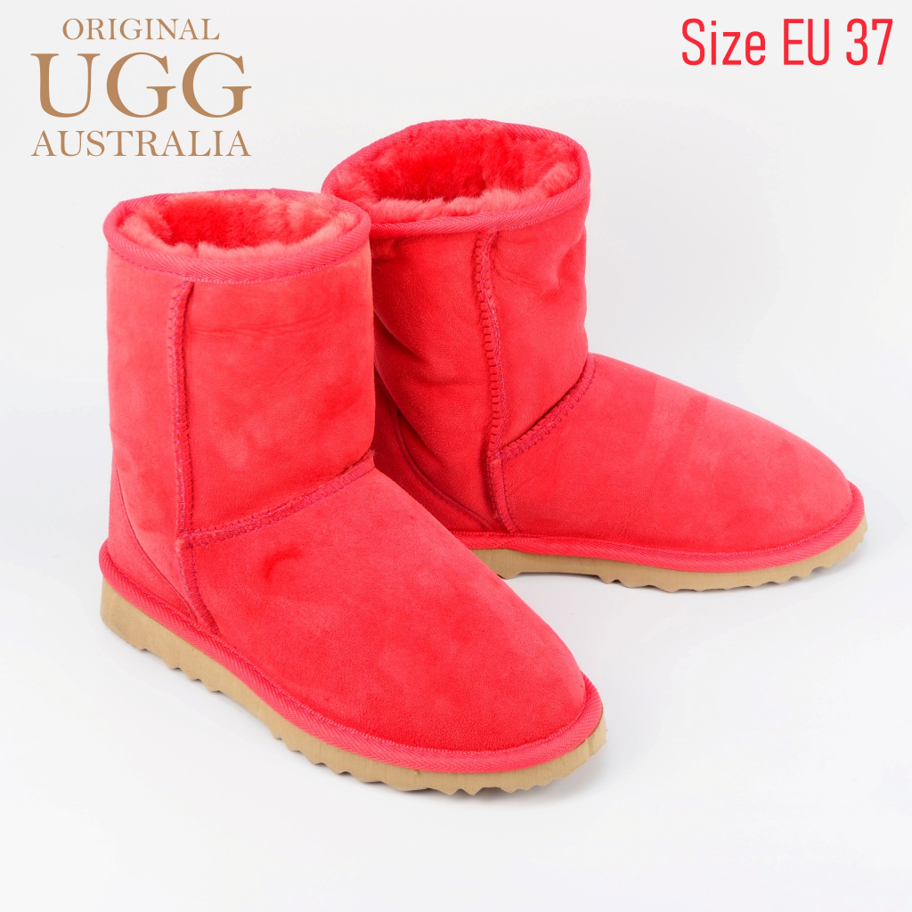 รองเท้าบูทขนแกะออสเตรเลีย UGG Original Australia สีบานเย็น Size 37 EUR